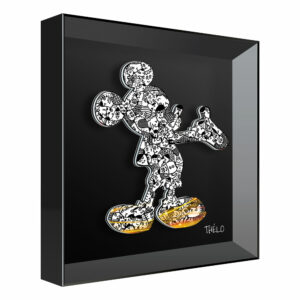Happy Mickey - Vitrine relief